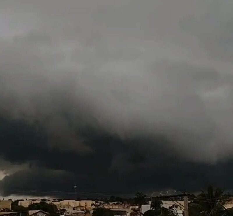 Alerta amarelo prevê tempestade em todos os municípios de Mato Grosso do Sul